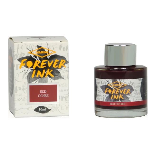 Diamine-Forever Permanent & Waterproof Pigment Şişe Mürekkep 50ml Red Ochre-Şişe Mürekkep-1-Milagron.com