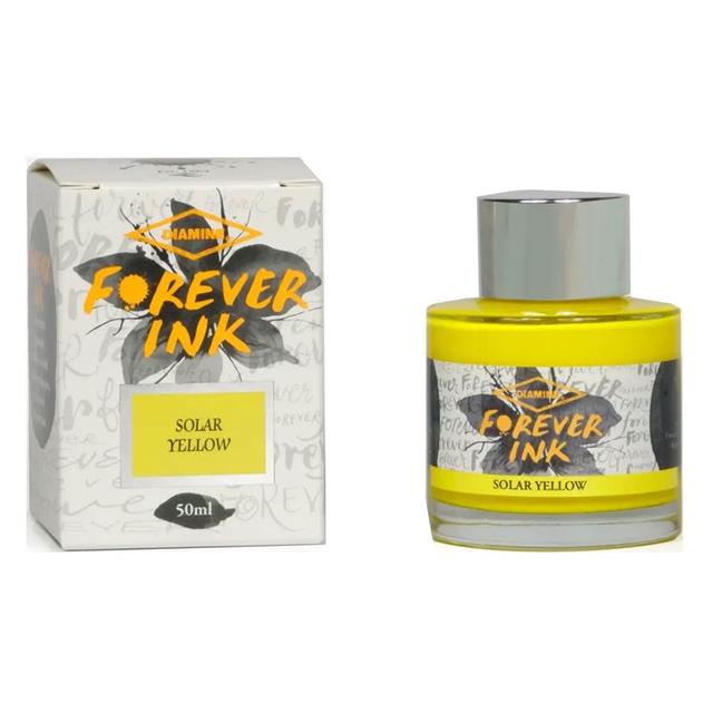 Diamine-Forever Permanent & Waterproof Pigment Şişe Mürekkep 50ml Solar Yellow-Şişe Mürekkep-1-Milagron.com