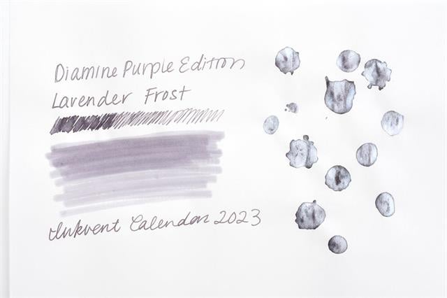 Diamine-Inkvent Purple Collection Mürekkep 50ml Lavender Frost-Şişe Mürekkep-5-Milagron.com
