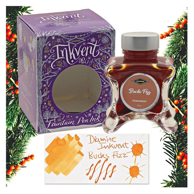 Diamine-Inkvent Purple Collection Şişe Mürekkep 50ml Bucks Fizz-Şişe Mürekkep-1-Milagron.com