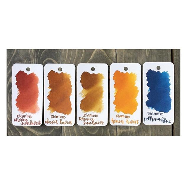 Diamine-Les Paul Collection şişe Mürekkep 30ml Tobacco Sunburst-Şişe Mürekkep-4-Milagron.com