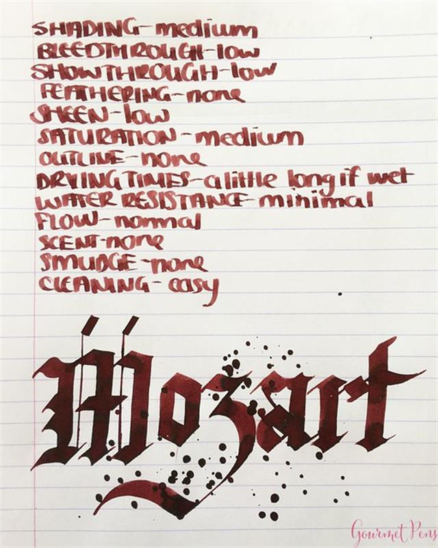 Diamine-Music Collection şişe Mürekkep 30ml Mozart-Şişe Mürekkep-6-Milagron.com