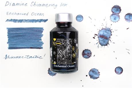 Diamine Ink Shimmering Mürekkep Enchanted Ocean 50 Ml