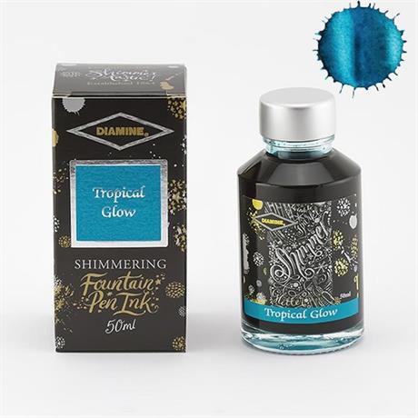 Diamine Ink Shimmering Mürekkep Tropical Glow 50 Ml