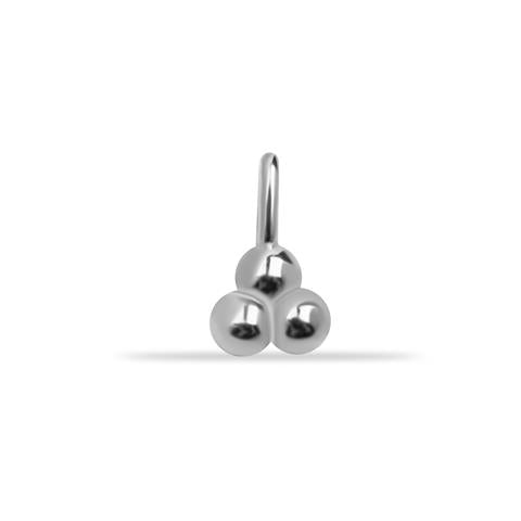 14 Ayar Altın 3 Top Motifli Minimal Charm