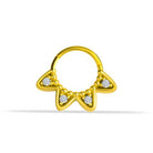 14 Ayar Altın Celestia Minimal Halka Piercing