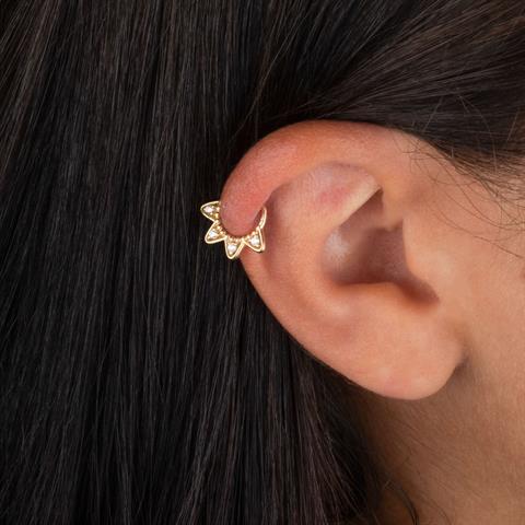 14 Ayar Altın Celestia Minimal Halka Piercing