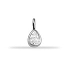 14 Ayar Altın Damla Taşlı Minimal Charm - 2