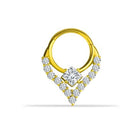 14 Ayar Altın Étoile Minimal Halka Piercing