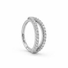 14 Ayar Altın İKili Minimal Halka Piercing