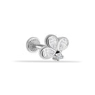 Dianora Piercing-14 Ayar Altın Işıl Yonca Tragus Piercing-Tragus Piercing-2-Milagron.com