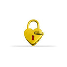 14 Ayar Altın Kalbin Kilidi Charm Kilidi Carabiner