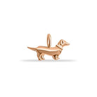 14 Ayar Altın Köpek Motifli Minimal Charm