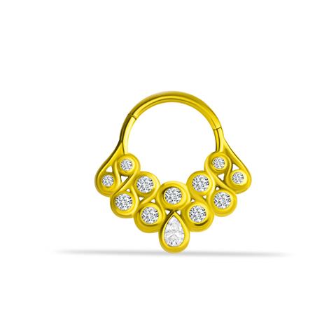 14 Ayar Altın Liora Minimal Halka Piercing