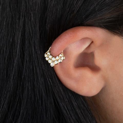 14 Ayar Altın Liora Minimal Halka Piercing