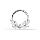 14 Ayar Altın Markiz Lumière Minimal Halka Piercing