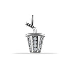 14 Ayar Altın Milkshake Motifli Minimal Charm
