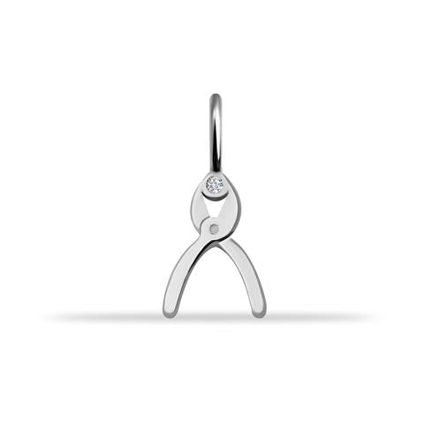 14 Ayar Altın Pense Motifli Minimal Charm