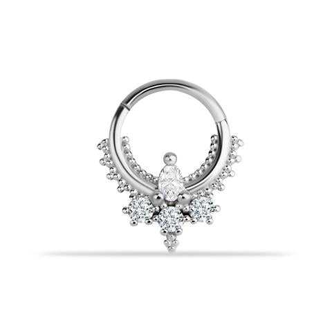 14 Ayar Altın Regina Minimal Halka Piercing