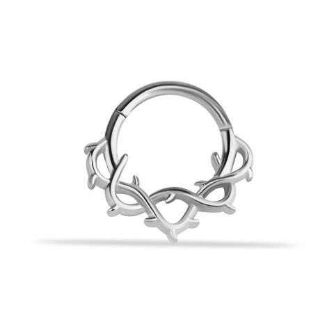 14 Ayar Altın Sarmaşık Minimal Halka Piercing