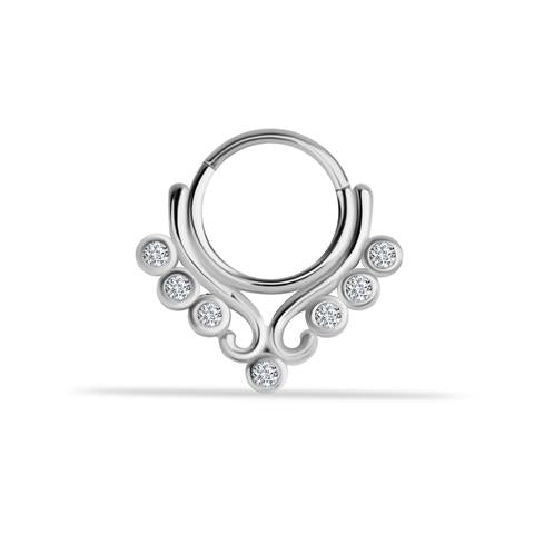 14 Ayar Altın Serapis Minimal Halka Piercing