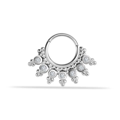 14 Ayar Altın Solaris Minimal Halka Piercing