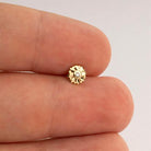 Dianora Piercing-14 Ayar Altın Taşlı Çiçek Minimal Helix/Kıkırdak Piercing-Helix Piercing-5-Milagron.com