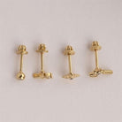 Dianora Piercing-14 Ayar Altın Taşlı Çiçek Minimal Helix/Kıkırdak Piercing-Helix Piercing-8-Milagron.com