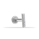 Dianora Piercing-14 Ayar Altın Taşlı Düz I Harfi Tragus Piercing-Tragus Piercing-3-Milagron.com