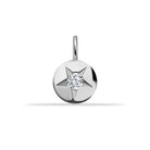 14 Ayar Altın Taşlı Yıldız Minimal Charm