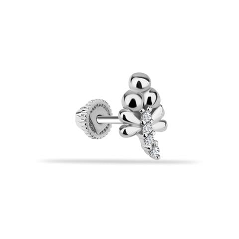 Dianora Piercing-14 Ayar Altın Taşlı Yusufçuk Helix Kıkırdak Piercing-Helix Piercing-3-Milagron.com