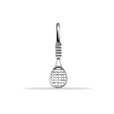 14 Ayar Altın Tenis Raketi Motifli Minimal Charm