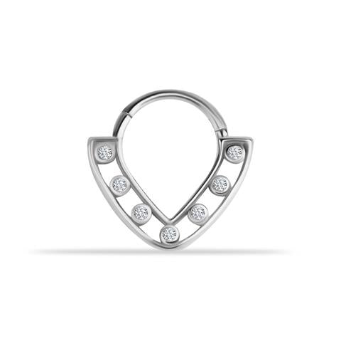 14 Ayar Altın Triana Minimal Halka Piercing