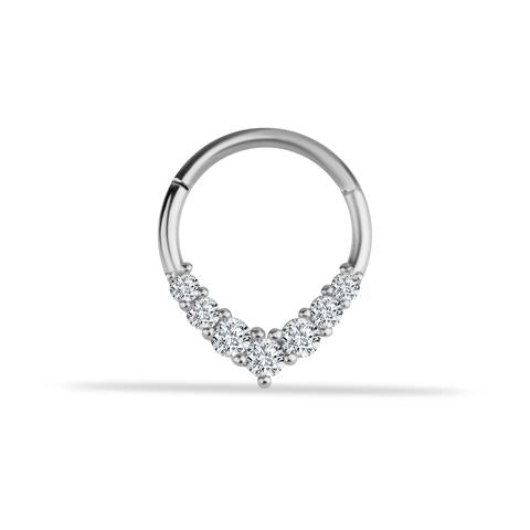 14 Ayar Altın Vera Minimal Halka Piercing
