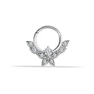 14 Ayar Altın Yaprak Minimal Halka Piercing