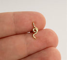 Dianora Piercing-14 Ayar Altın Yılan Motifli Minimal Helix/Kıkırdak Piercing-Helix Piercing-5-Milagron.com