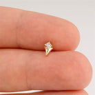 Dianora Piercing-14 Ayar Altın Zarafet İğnesi Tragus Piercing-Tragus Piercing-5-Milagron.com