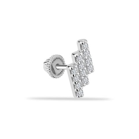 Dianora Piercing-14 Ayar Altın Zikzak Helix Kıkırdak Piercing-Helix Piercing-3-Milagron.com