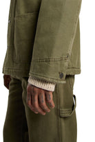 Dickies-Chore Jacket Lined Erkek Yeşil Kanvas Mont-Mont-5-Milagron.com