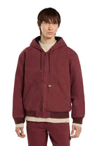 Dickies-Hilham Hooded Kapüşonlu Erkek Bordo Kanvas Mont-Mont-1-Milagron.com