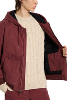 Dickies-Hilham Hooded Kapüşonlu Erkek Bordo Kanvas Mont-Mont-4-Milagron.com