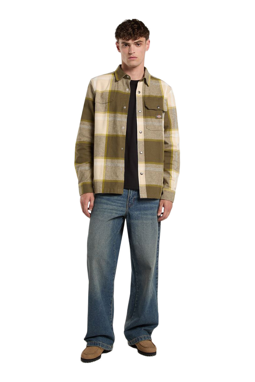 Dickies-Nimmons Ls Ekoseli Erkek Oduncu Gömlek-Gömlek-3-Milagron.com