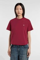Dickies-Oakport Boxy SS Tee Tibetan Red-T-Shirts-1-Milagron.com