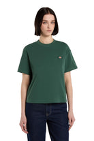 Dickies-Oakport Boxy Ss Tee Haki Kadın T-Shirt-T-Shirts-1-Milagron.com