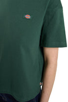 Dickies-Oakport Boxy Ss Tee Haki Kadın T-Shirt-T-Shirts-4-Milagron.com