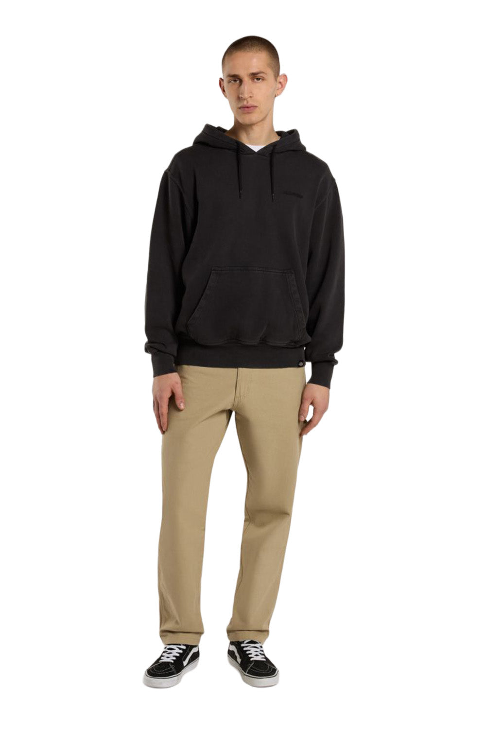 Dickies-Plentywood Hoodie Erkek Kapüşonlu Siyah Sweatshirt-Sweatshirts & Hoodies-7-Milagron.com