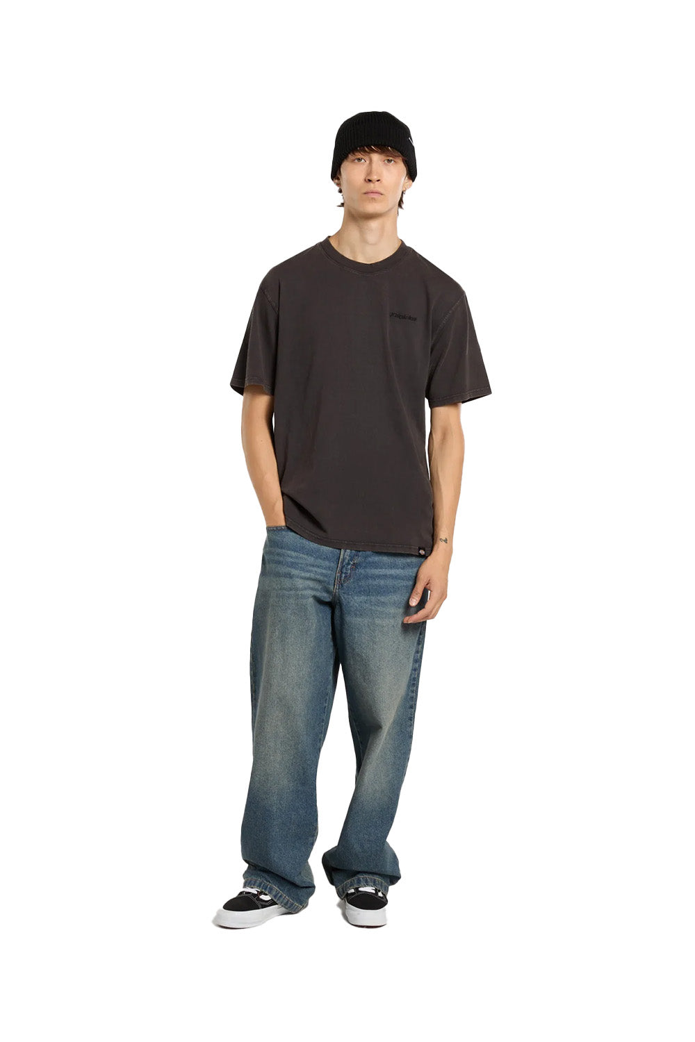 Dickies-Plentywood Tee Ls Erkek Yıkamalı Kısa Kollu T-Shirt-T-Shirts-5-Milagron.com