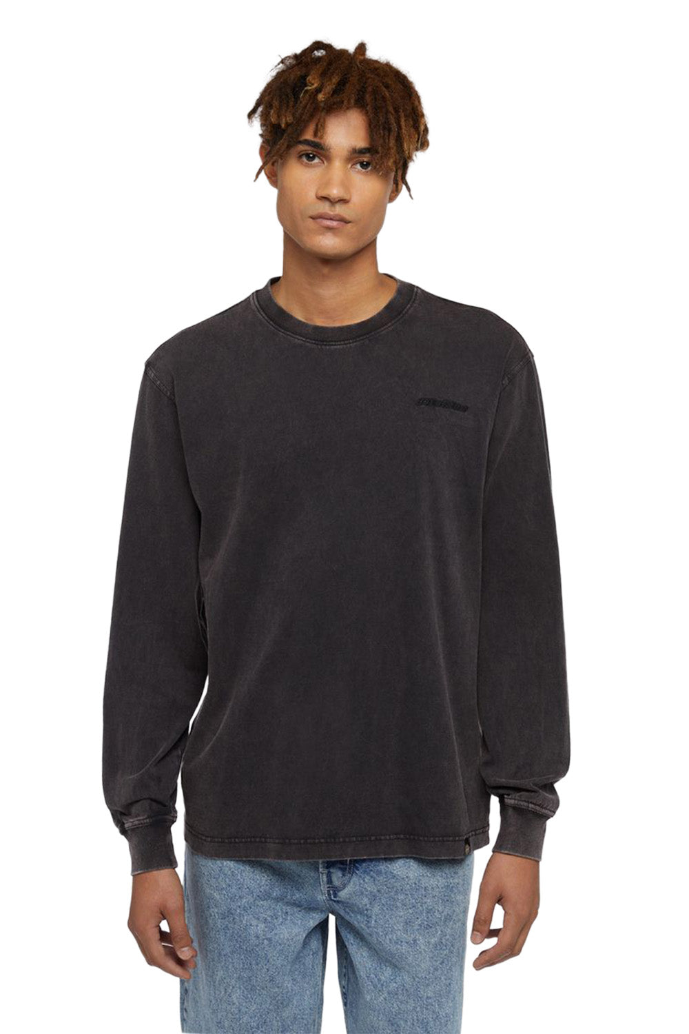 Dickies-Plentywood Tee Ls Erkek Yıkamalı Uzun Kollu T-Shirt-T-Shirts-1-Milagron.com