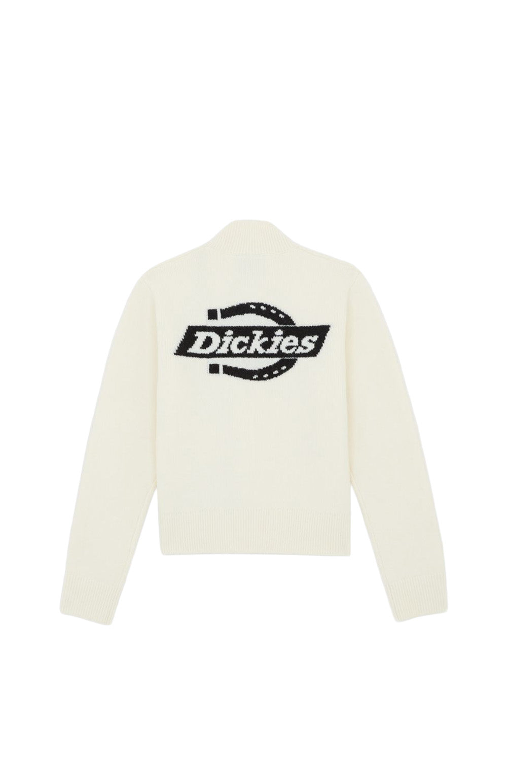 Dickies-Ruston Qz Yarım Fermuarlı Kırık Beyaz Kadın Yün Kazak-Kazak & Triko-5-Milagron.com