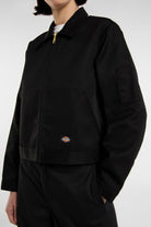 Dickies-Unlined Cropped Eisenhower Jacket Black-Ceket-4-Milagron.com